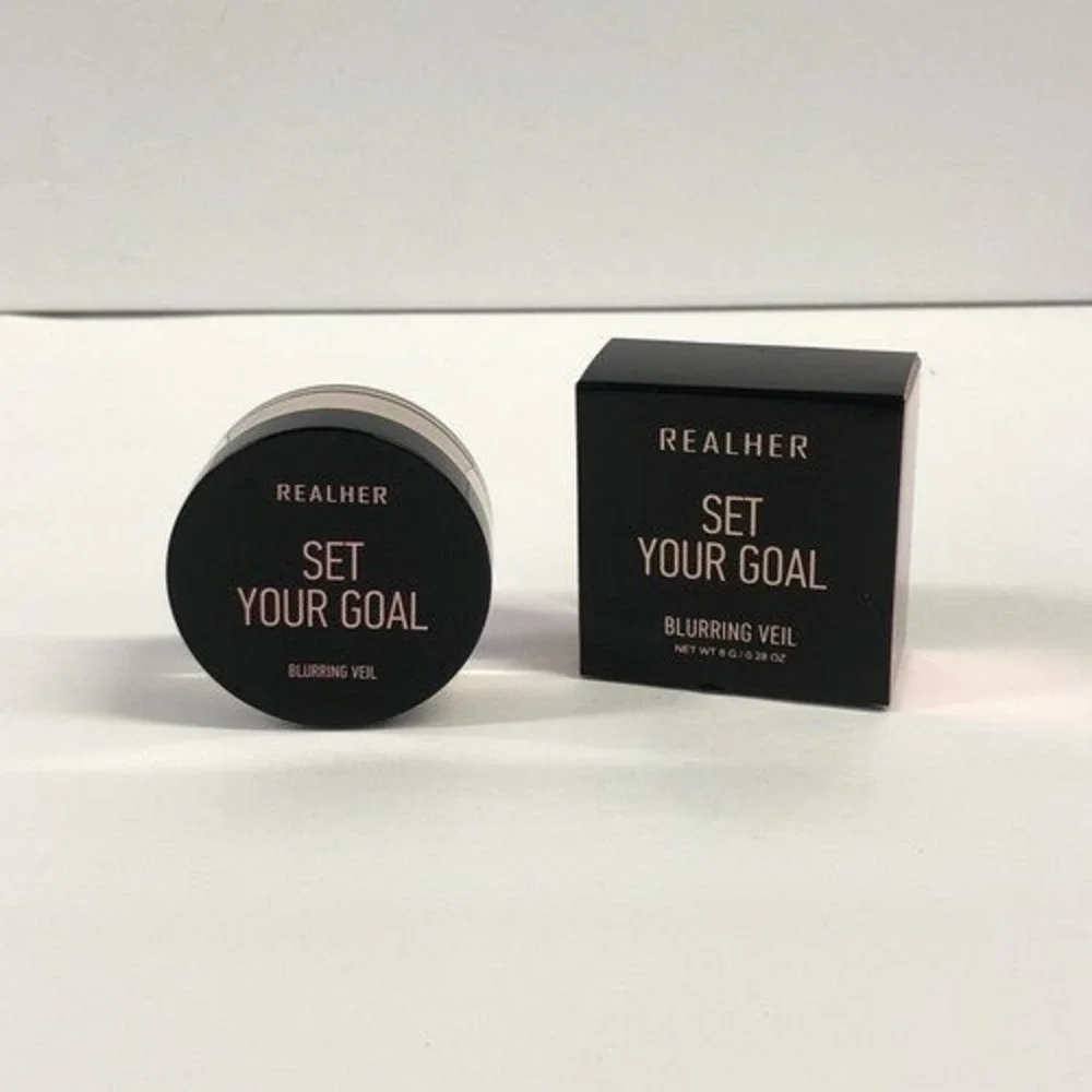 RealHer Blurring Veil Set Your Goal Blue Light Defense Setting Powder NEW